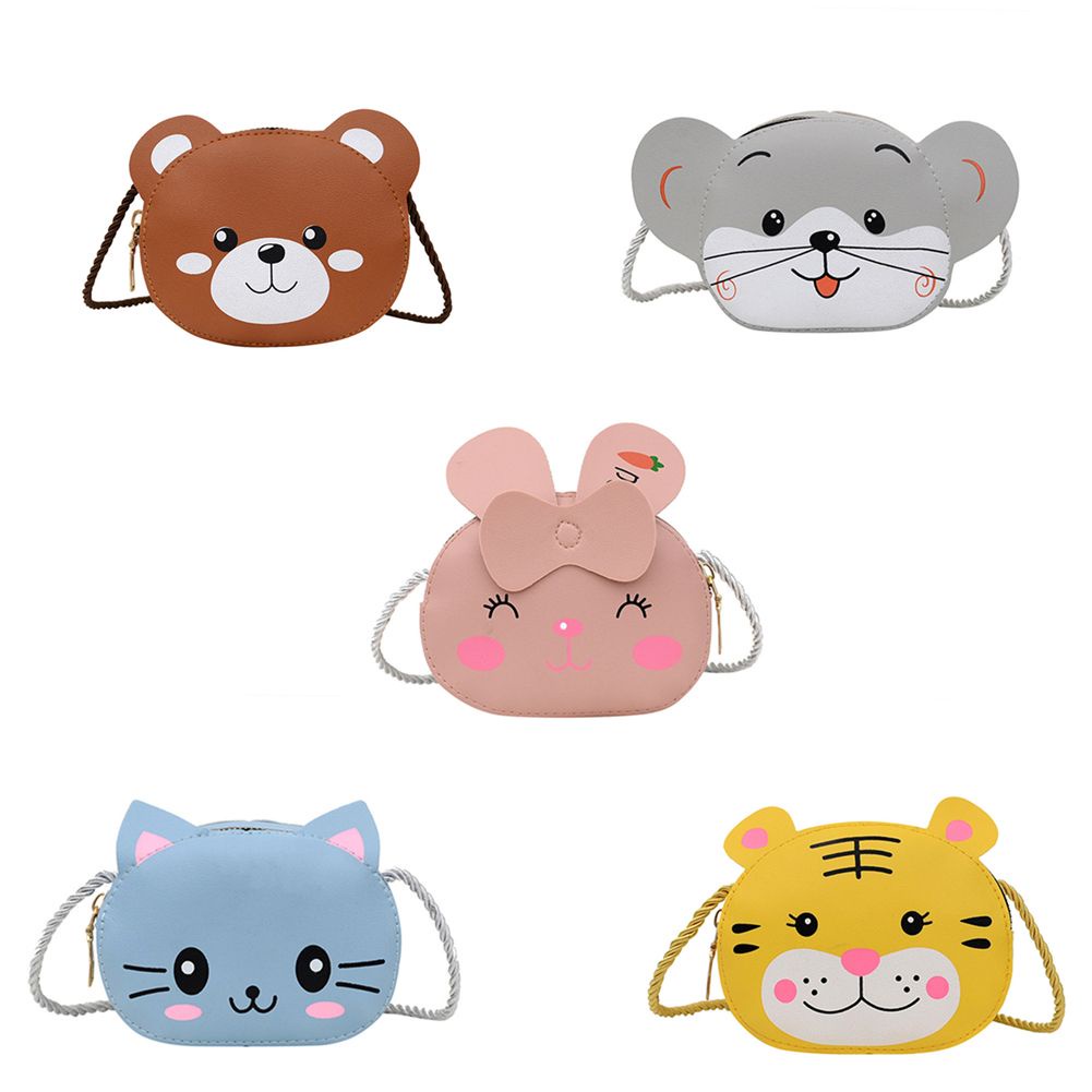 Túi đeo chéo hình động vật dễ thương nhiều màu sắc tuỳ chọn cho bé