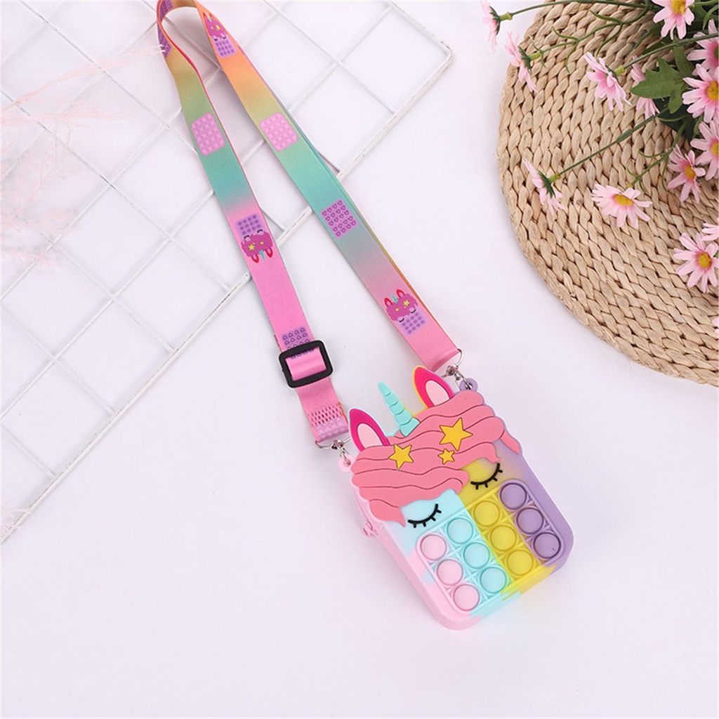 Túi Đựng Tiền Xu Đồ Chơi Giải Tỏa Căng Thẳng Mini Dành Cho Người Lớn Và Trẻ Em Nhiều Màu Sắc