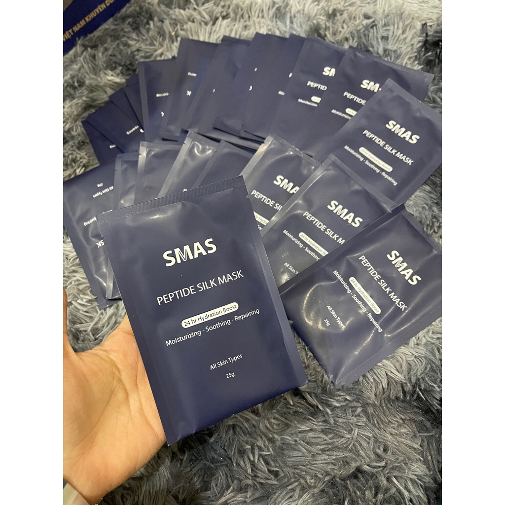 Mặt Nạ Dưỡng Và Phục Hồi Da SMAS Peptide Silk Mask - cấp ẩm làm dịu phục hồi da siêu đỉnh