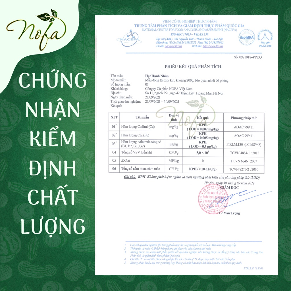 Hạnh nhân rang bơ NOFA thơm giòn 500g, Hạnh nhân mật ong, Hạt hạnh nhân Mỹ vỏ mỏng