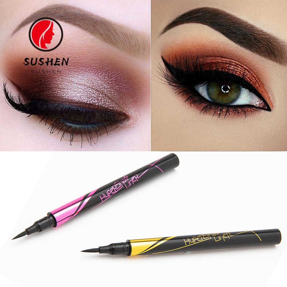 Bút kẻ mắt dạng lỏng màu đen/nâu nhanh khô chống thấm nước lâu trôi | BigBuy360 - bigbuy360.vn