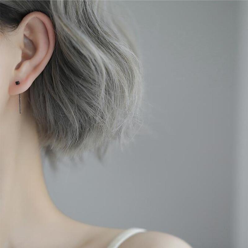 ✨✨Bông Tai Dáng Dài Hình Khối Vuông Nhỏ Thời Trang Cho Nữ