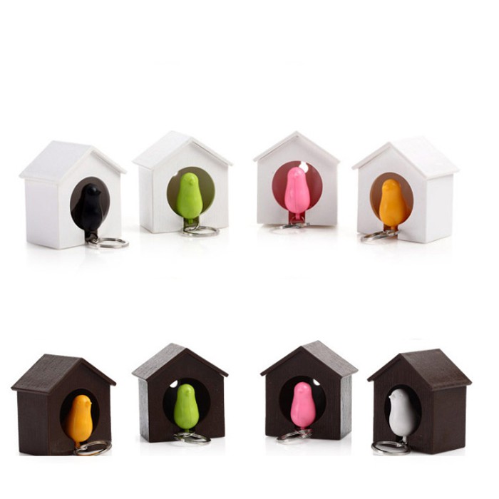 Móc khóa tổ chim gắn tường tiện lợi - 1 con (Giao mầu ngẫu nhiên) MK33