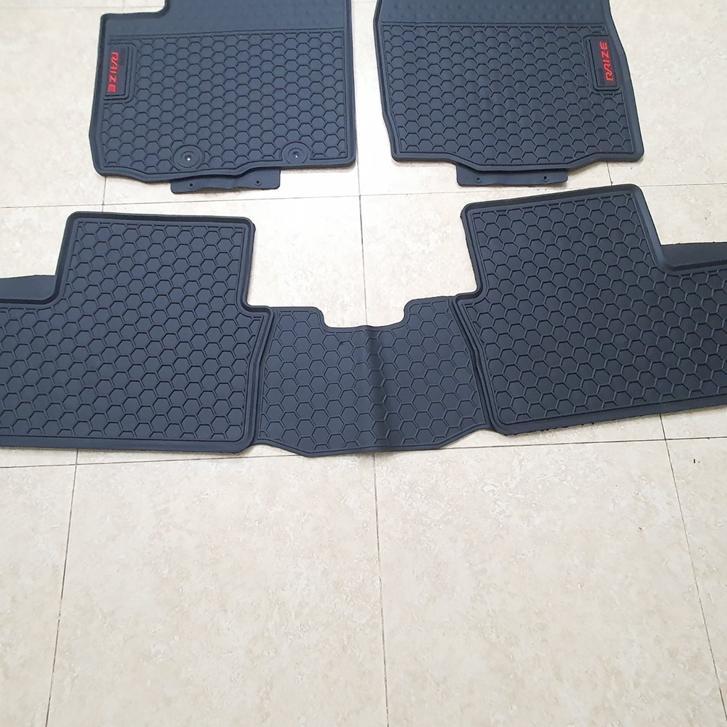 lót sàn cao su xe RAIZE 2021 2022 2023 cao su đúc không mùi