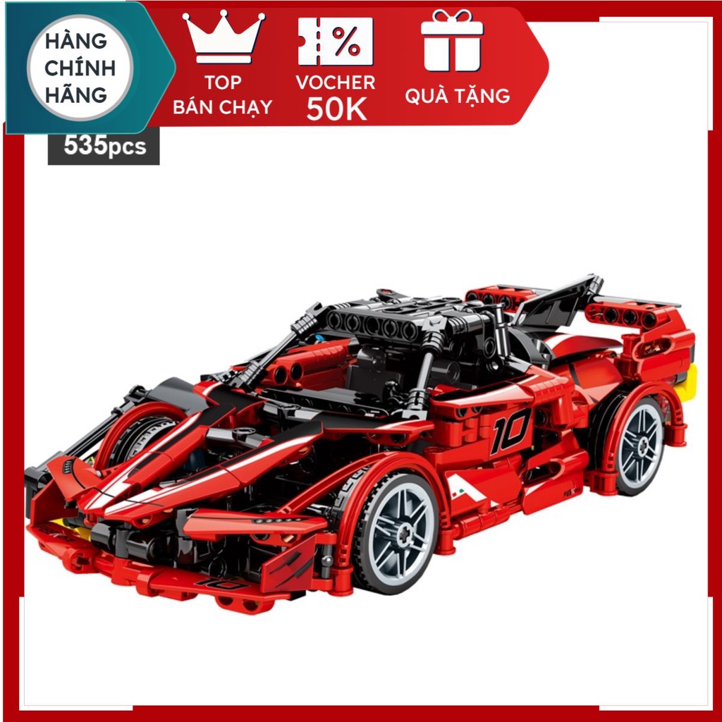 [SALE] Đồ Chơi Lắp Ráp Xe Thể Thao Ferrari FXX K - SY BLOCK 8155 - steam toys