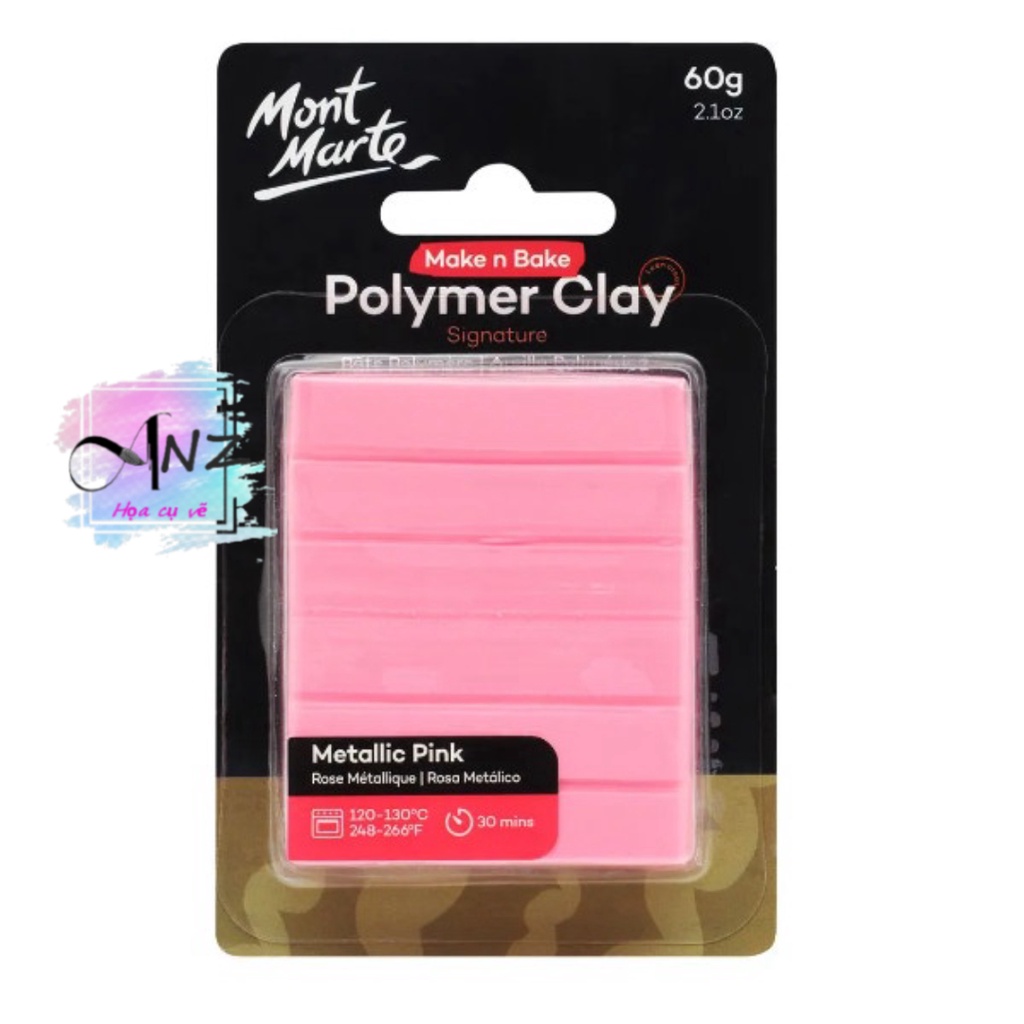 Đất sét Polymer, Mont Marte Make n Bake Polymer Clay 60g LINK 1/2