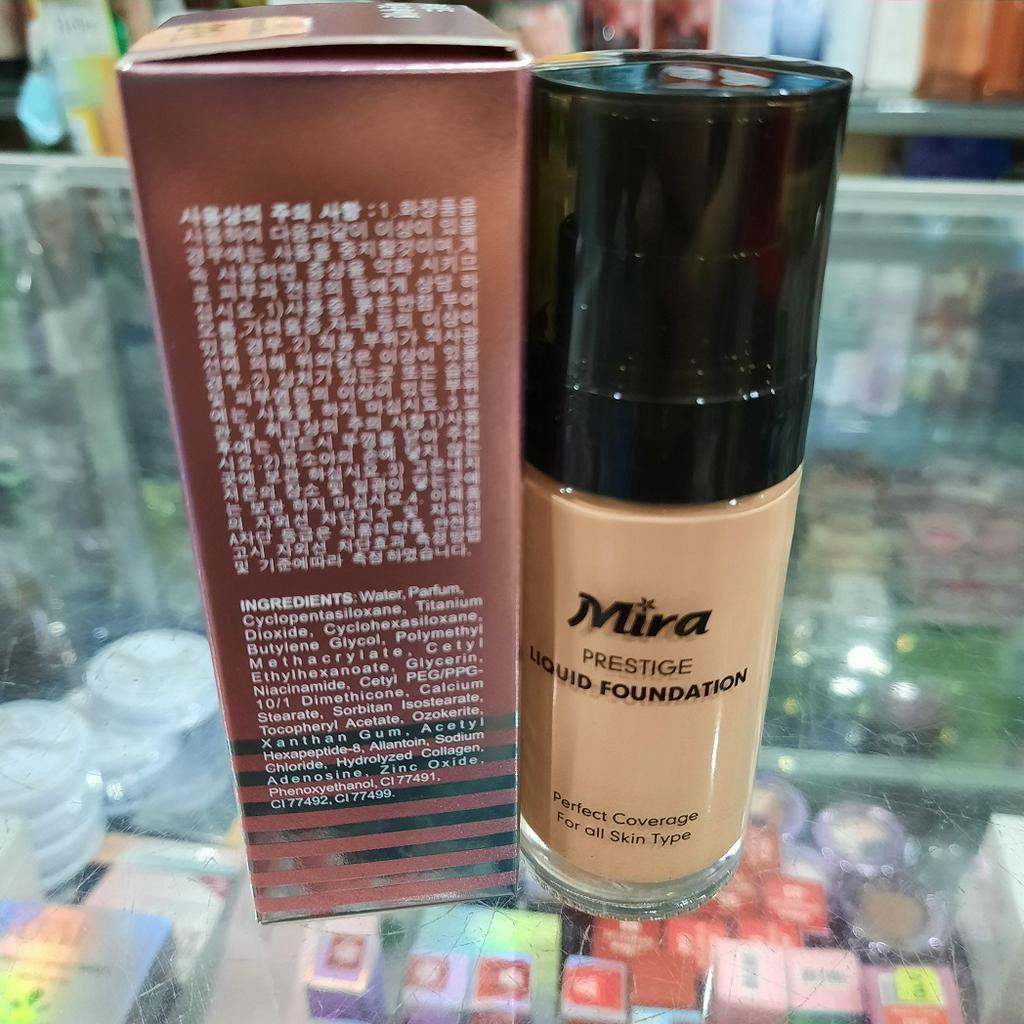 Kem nền chống nắng Mira Liquid Foundation 30ml