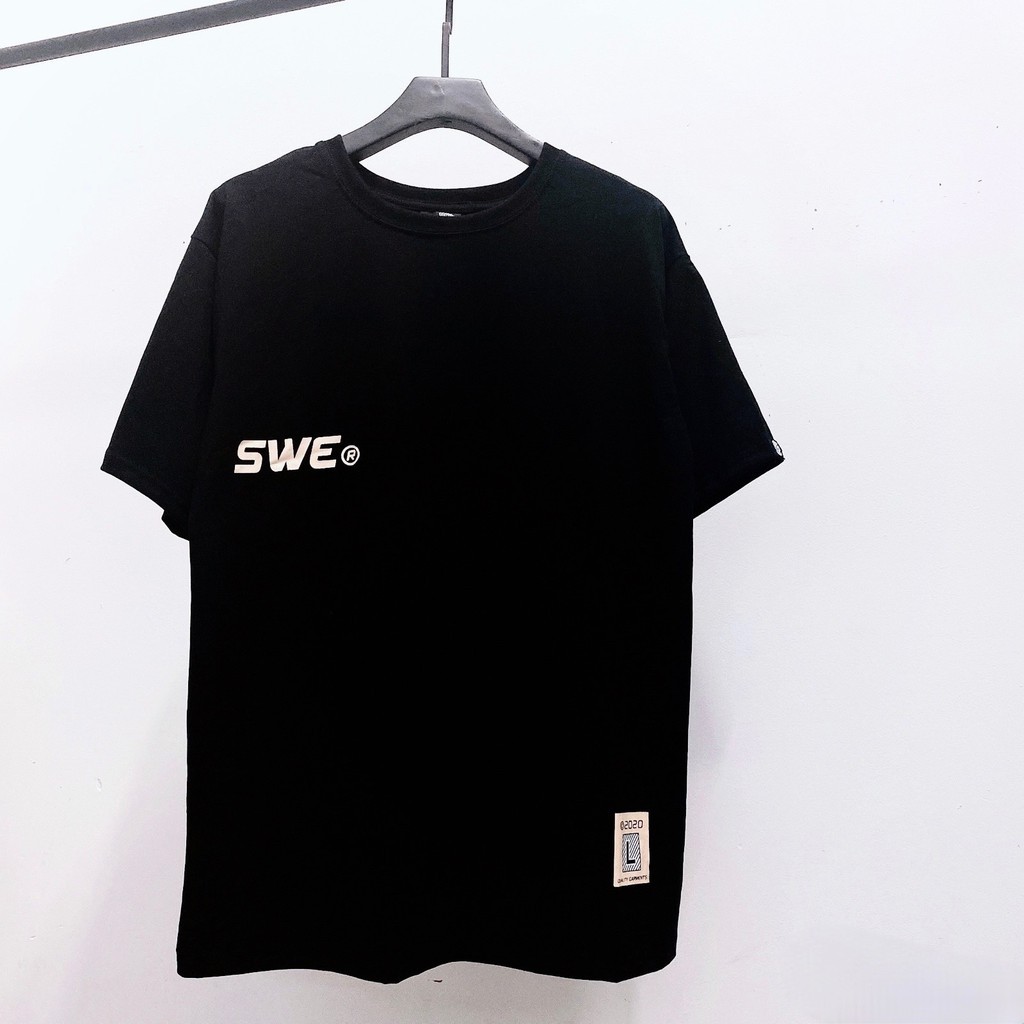 Áo SWE BIG LOGO CARTOON - Tee SWE Hoạt Hình Unisex