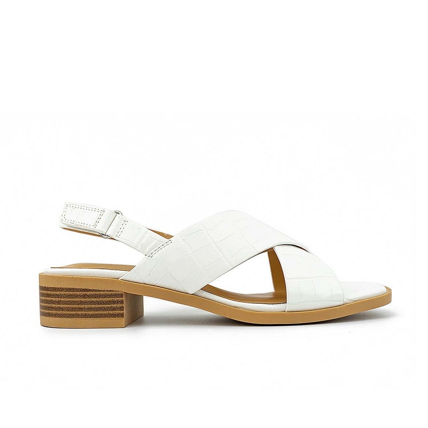 Giày sandal Pabno quai chéo bản to hot Trend 2021 PN13011