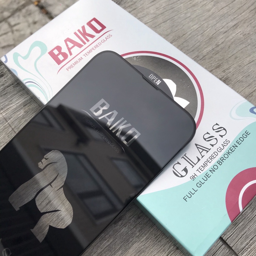 Cường lực Baiko iphone 14 ProMax 14Plus 14Pro 13 ProMax 12 ProMax 11 Pro Max 11Pro Xs max x 7Plus 8Plus Full màn hình