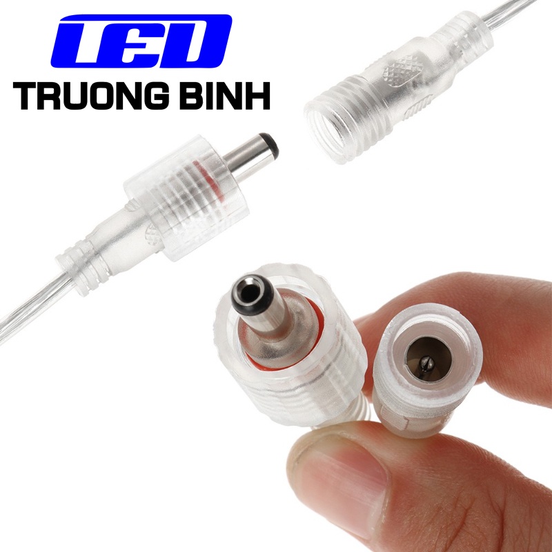 ĐẦU NỐI ĐỰC CÁI 5521 TRONG SUỐT CHỐNG THẤM