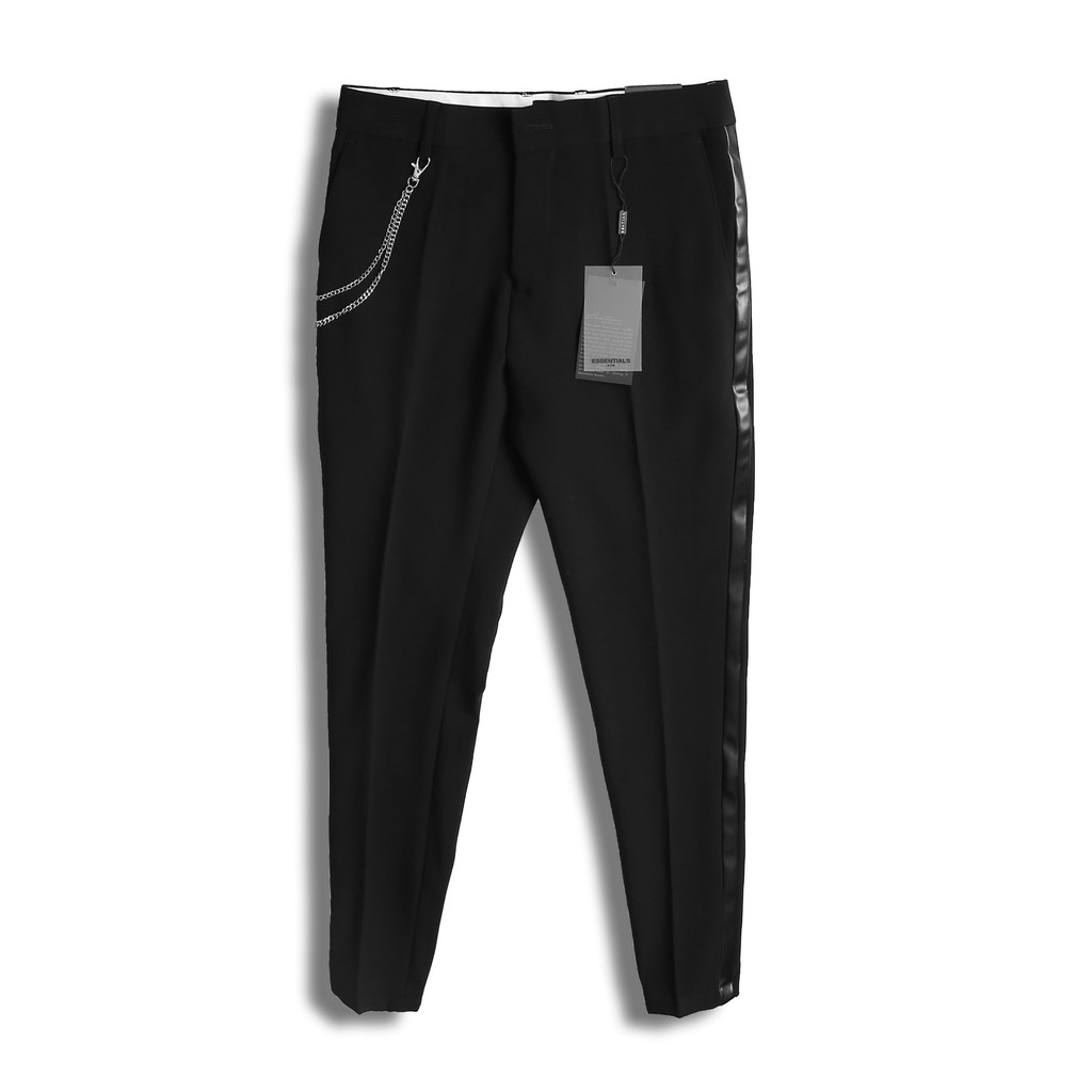 Quần âu nam phối da móc xích - BENTINO