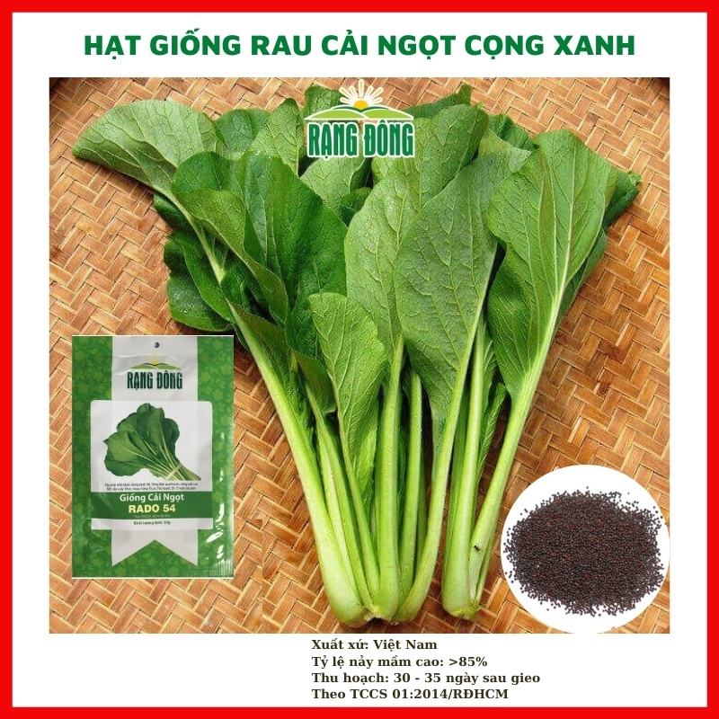 Hạt giống rau củ quả COMBO 9 loại rau chịu nhiệt 4 mùa trồng chậu dễ chăm sóc, tỉ lệ nảy mầm cao RÂDO