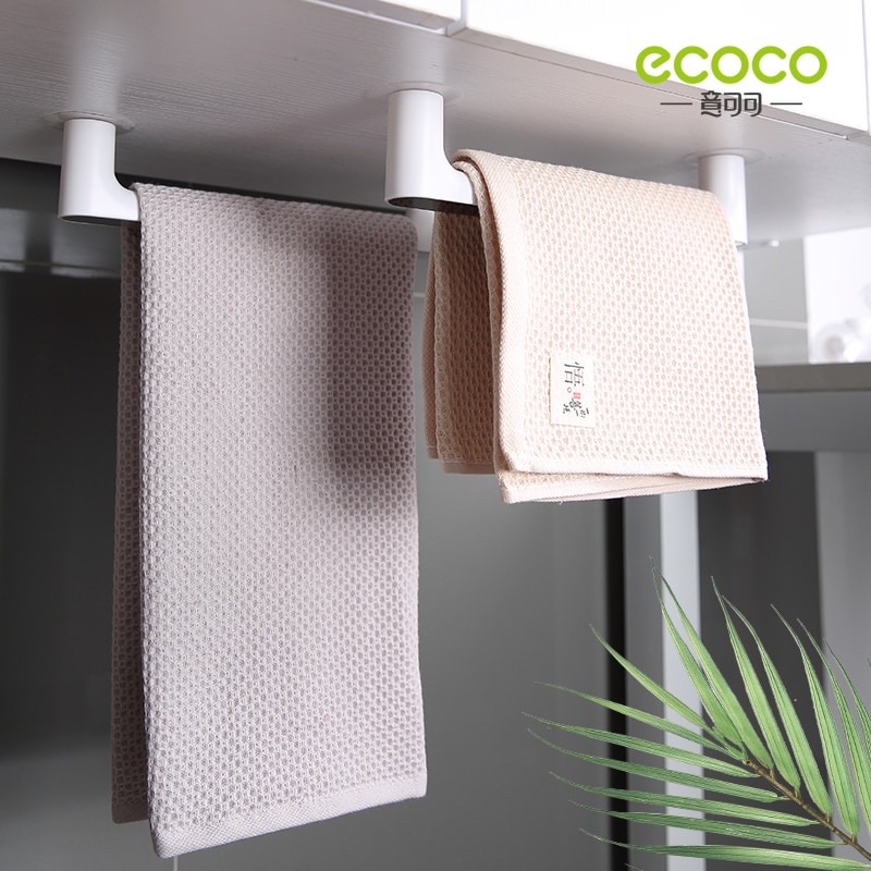 Giá Treo Khăn Nhà Tắm ECOCO, Thanh Treo Cài Đồ Trong Nhà Tiện Lợi, Sang Trọng| Thanh Treo Khăn, Cài Dép