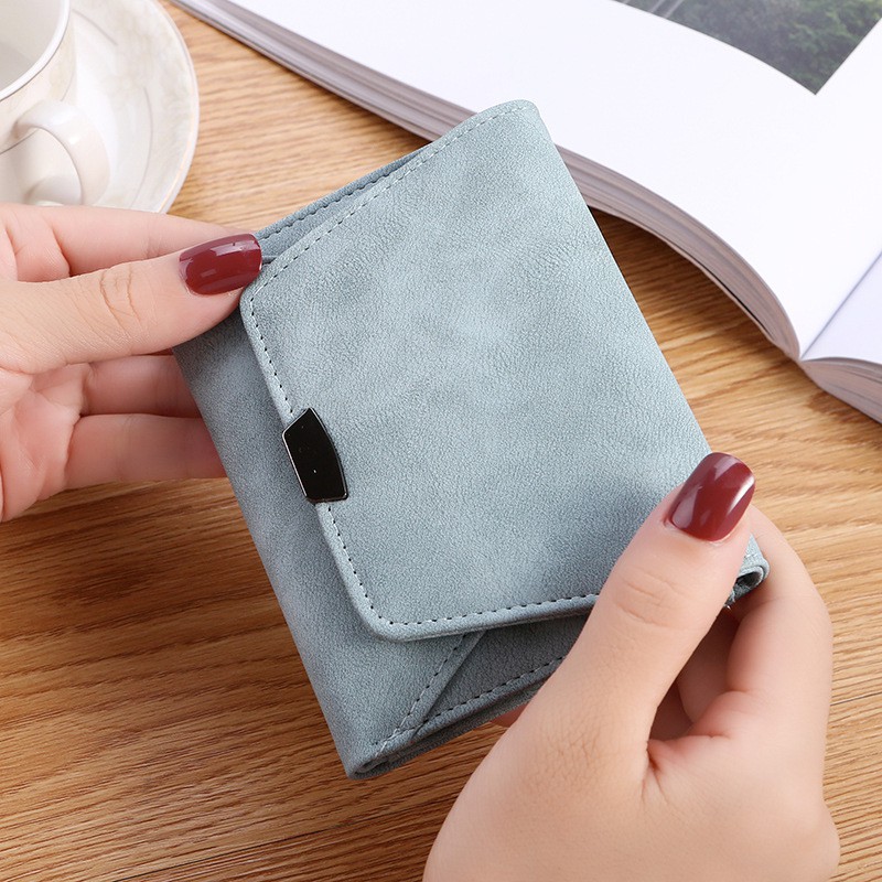 Ví nữ nhỏ ngắn mini bỏ túi đựng tiền nhiều ngăn giá rẻ VD513