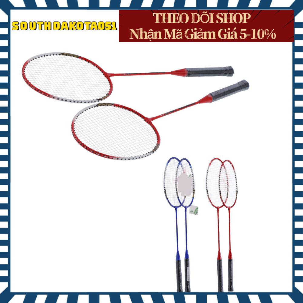 Southdakota051 SG8010 Bộ Vợt Cầu Lông 2 Người Chơi Đôi Sợi Nhẹ Cho Lớn và Trẻ Em