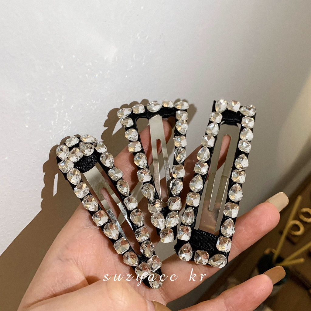 Kẹp Tóc Đính Đá Phong Cách Thời Trang 2022
