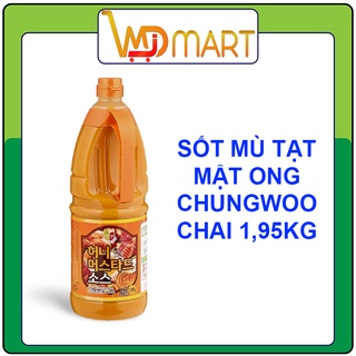 Sốt mù tat mật ong Chungwoo Hàn quốc chai 1,95kg