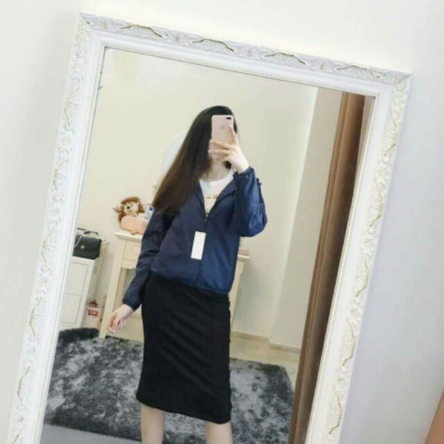 Áo khoác gió nữ 2 lớp