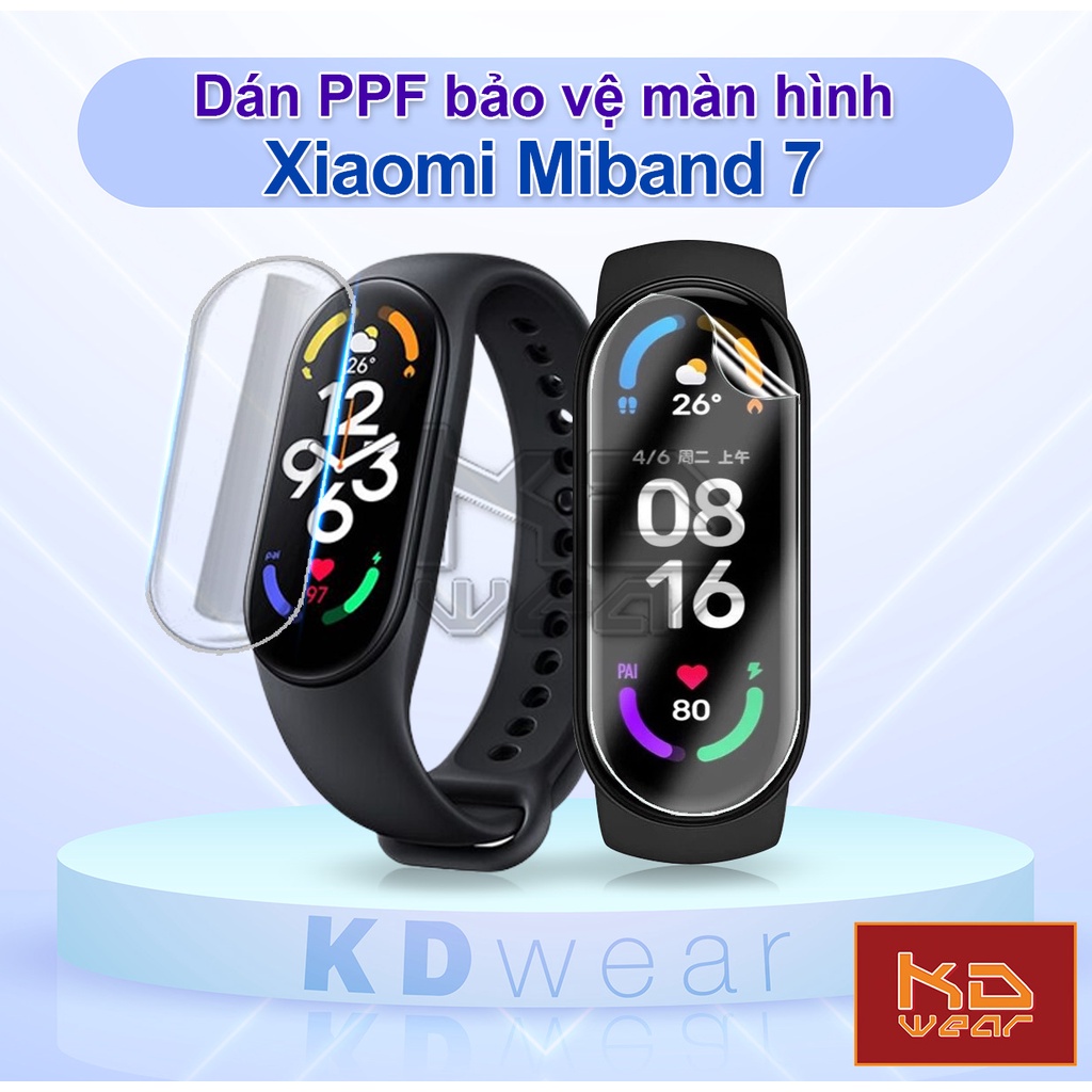 Miband 7 - Miếng dán PPF 3 lớp bảo vệ màn hình Miband 7
