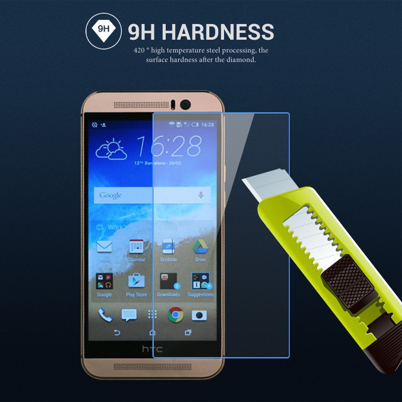 Kính cường lực bảo vệ màn hình cho điện thoại HTC One M9 HTC One Hima M9 Prime Camera M9u M9x M9s 5.0 inch