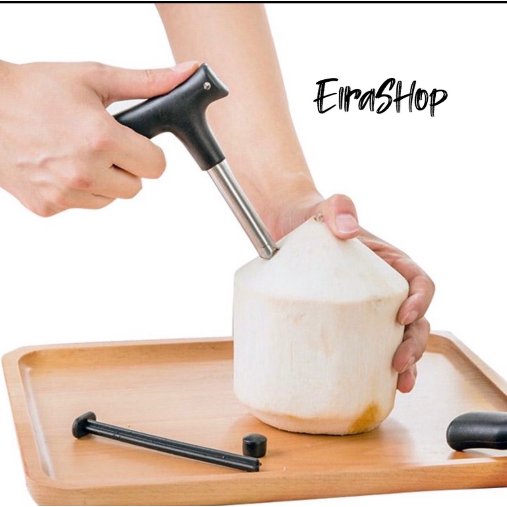 Dụng cụ đục lỗ trái dừa lấy nước tiện lợi an toàn vệ sinh