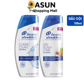 Dầu gội head & shoulders giảm gàu, sạch sâu, dưỡng ẩm 700ml female shampoo