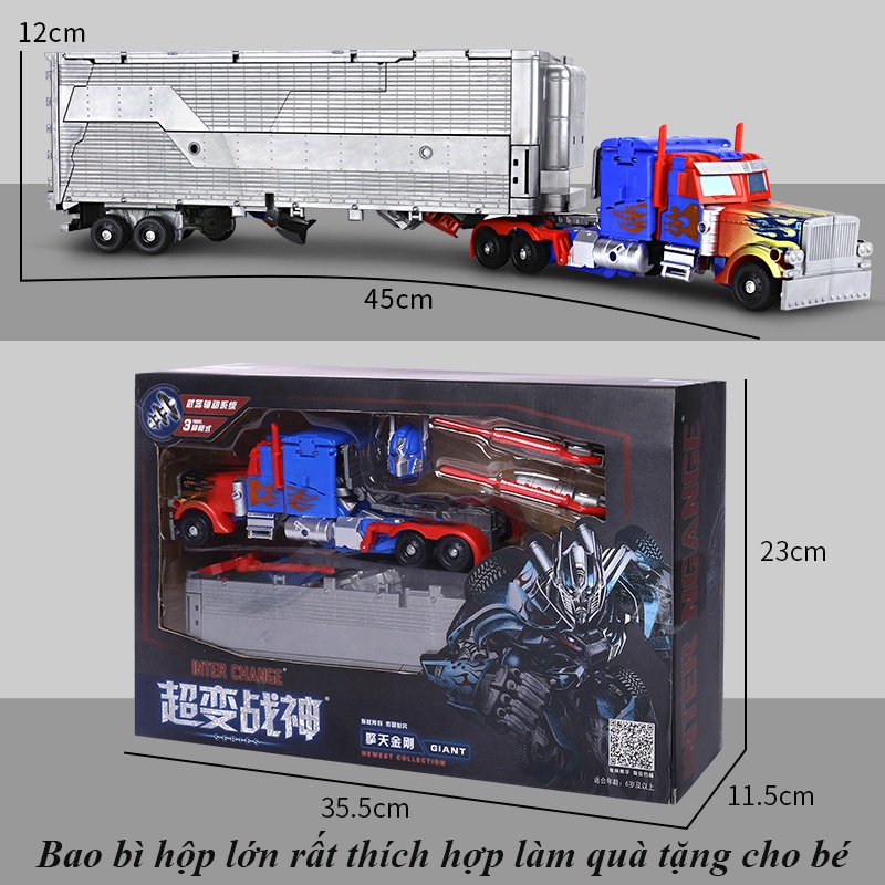 Robot Biến Hình 52 Cm Ô Tô  Optimus Prime - OP 5533 Biến Hình Xe Tải Phiên Bản Giới Hạn