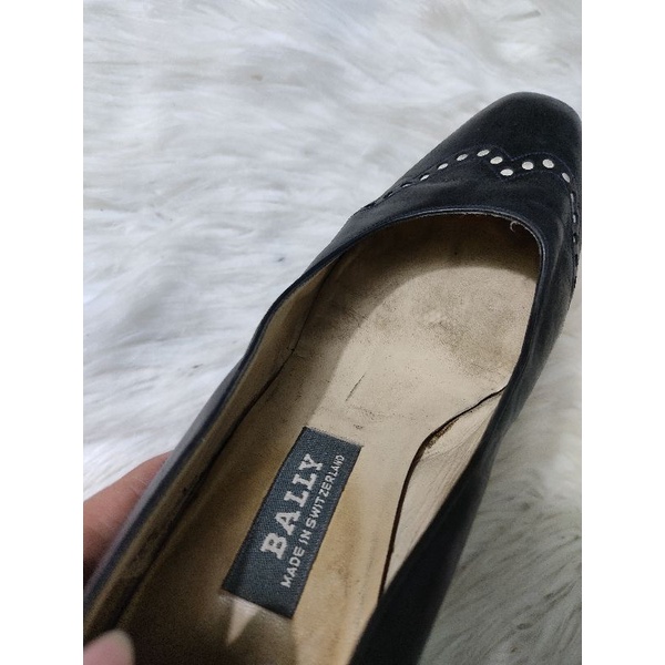 Giày da thật Bally size 36,5-37 mỏng