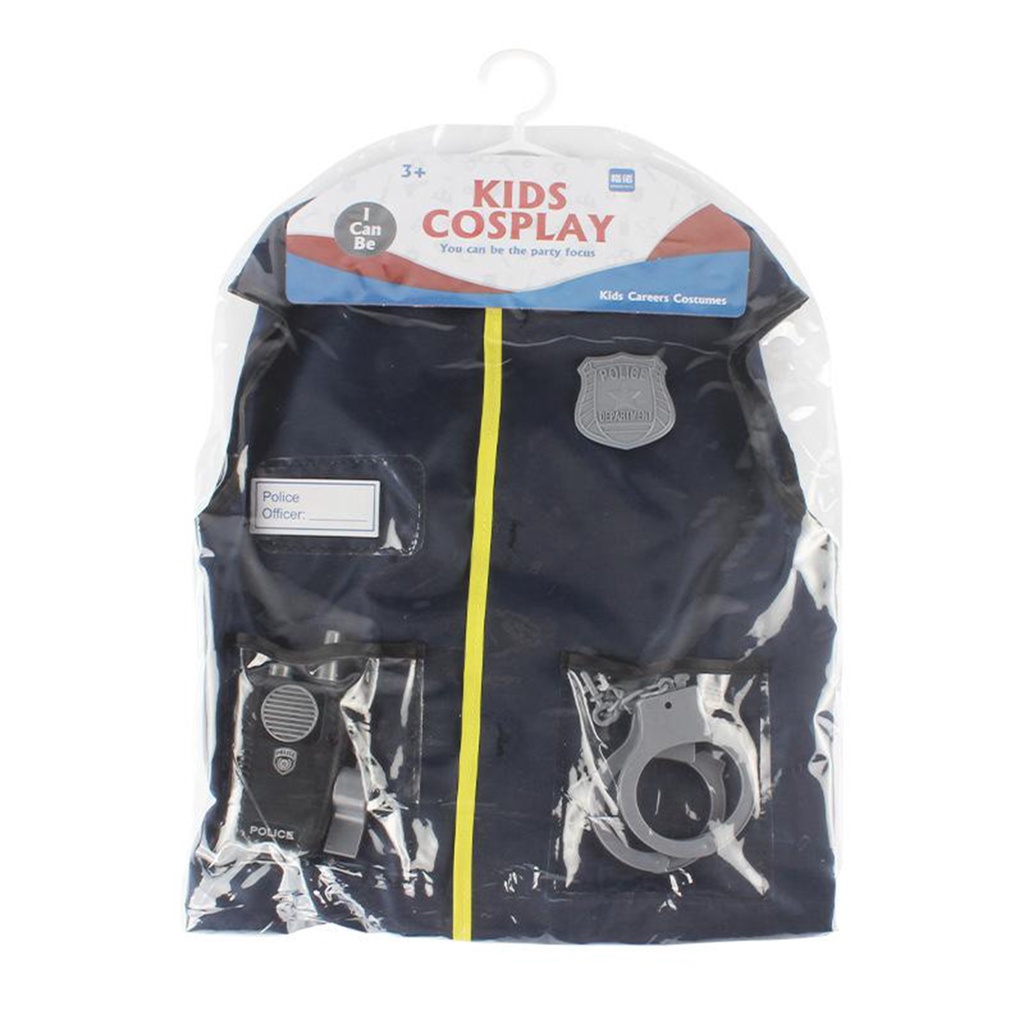 Set 4 Món Đồ Hóa Trang Cảnh Sát Cho Bé Trai lzdjhyke3