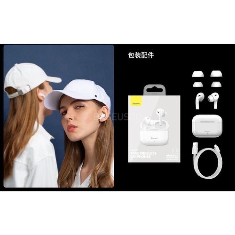 Tai Nghe Bluetooth Không Dây Chính Hãng Basues Enock - W3 - Kiểu Dáng Thể Thao - Nhỏ Gọn - Tiện Dụng