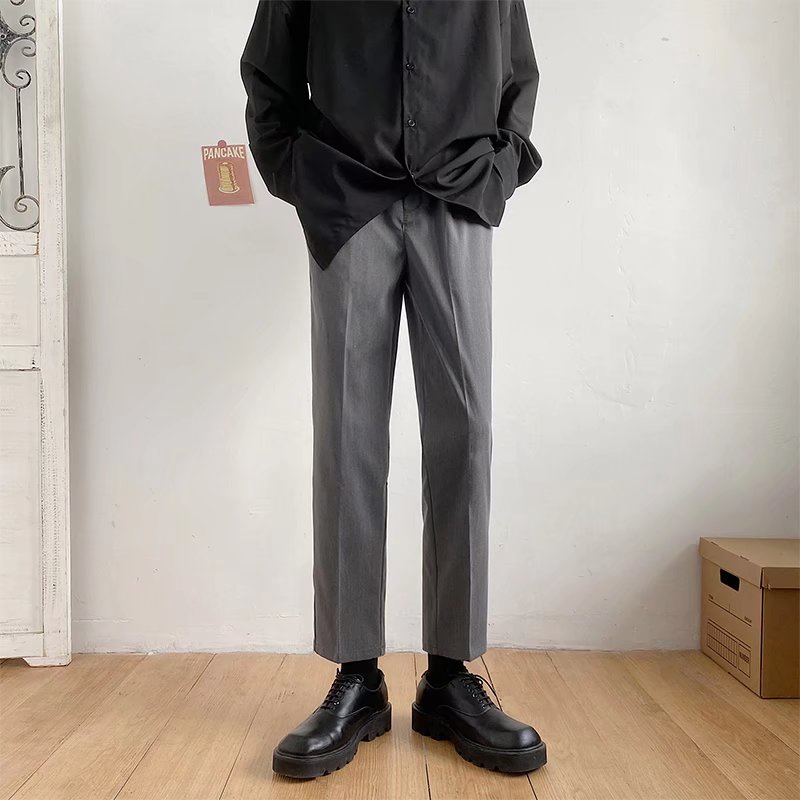 Quần tây nam màu sắc thời trang Hàn Quốc fashion quần jogger nam simple Quần ống rộng bigsize đồ bộ quần dài nam
