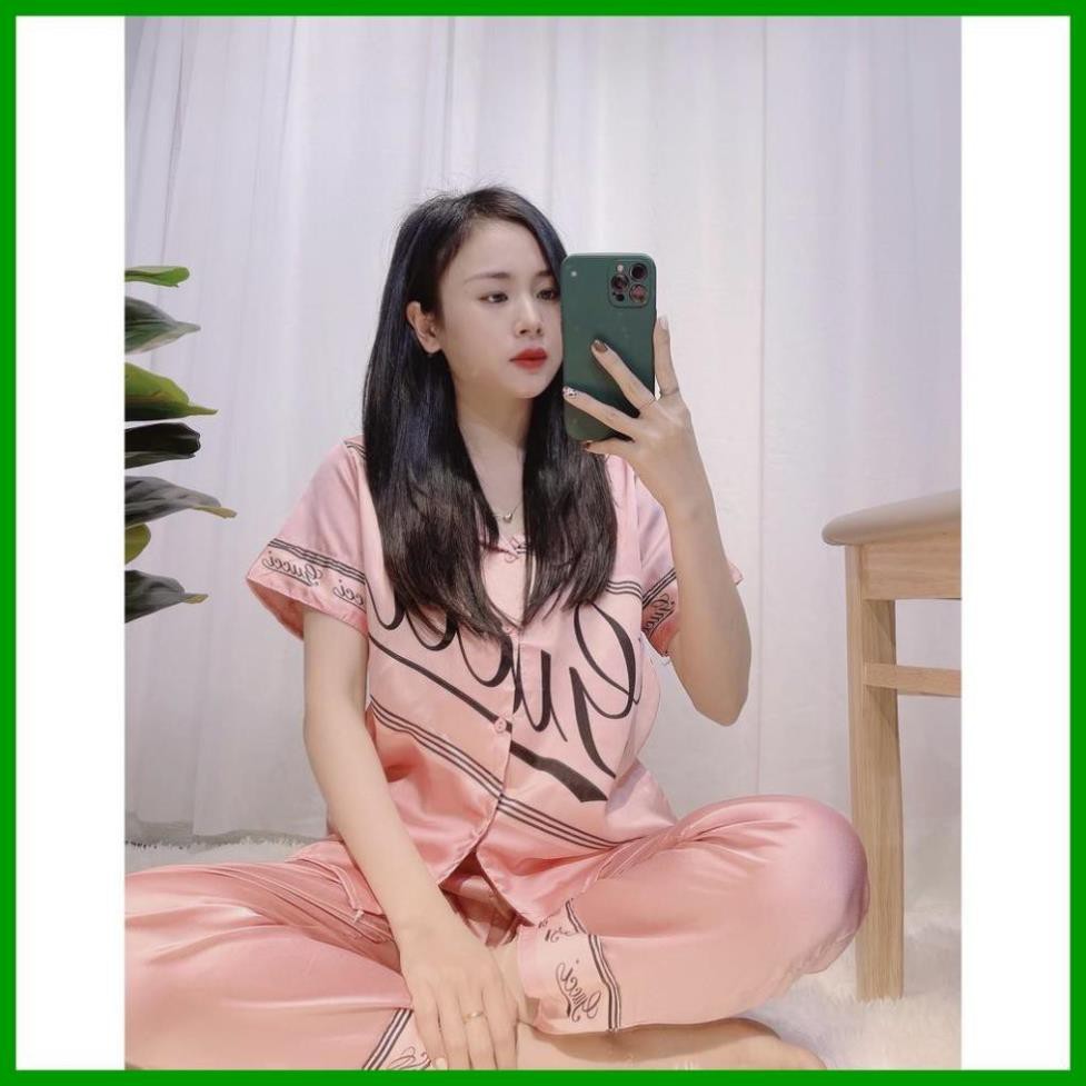 [FreeShip] Bộ Đồ Pijama- Bộ Lụa Satin Mặc Nhà Hàng Cao Cấp Loại 1