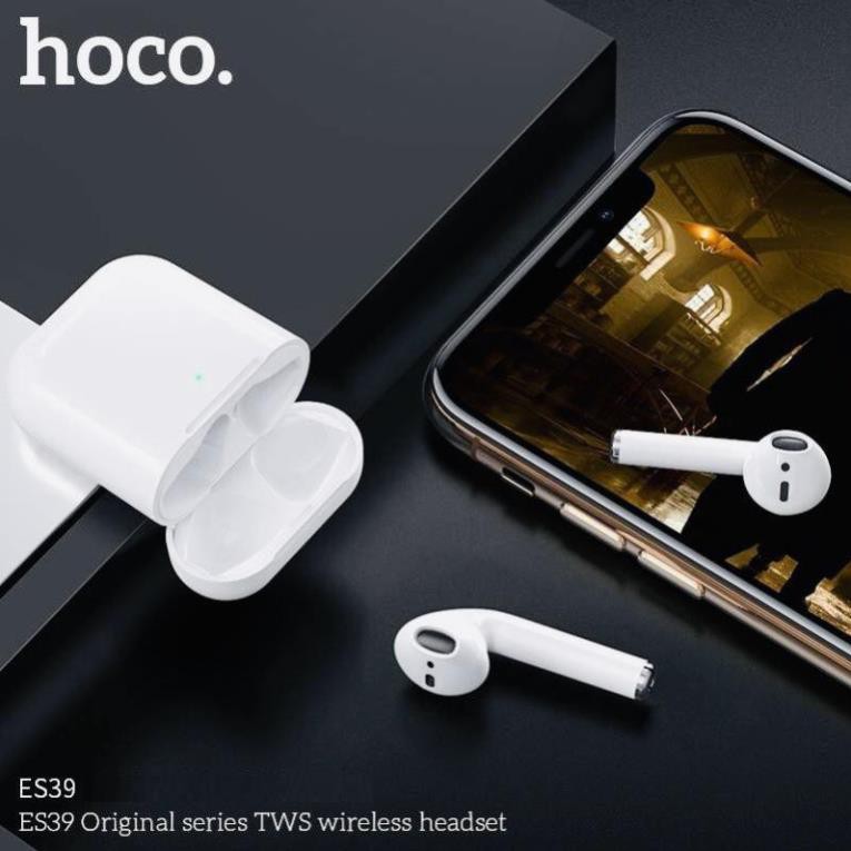 Tai nghe Bluetooth Hoco ES39 Plus phiên bản đặc biệt, kết nối không dây hỗ trợ định vị, đổi tên - Bảo hành 24 tháng