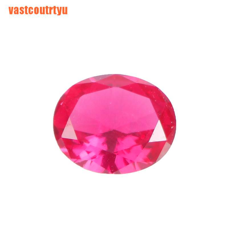 Đá Ruby Đỏ 10x12mm Cắt Đá Aaaaa Vvs