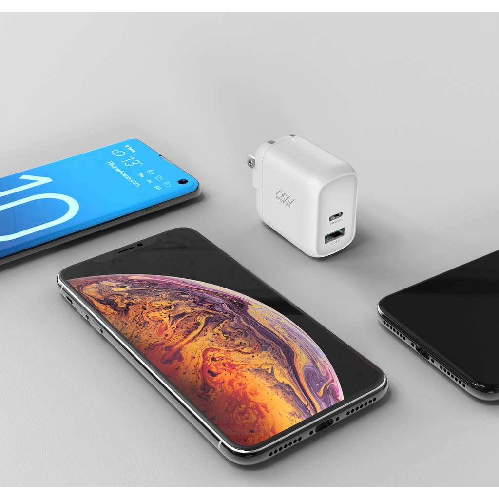 Sạc nhanh Innostyle USB-C PD 18W minigo pro white
