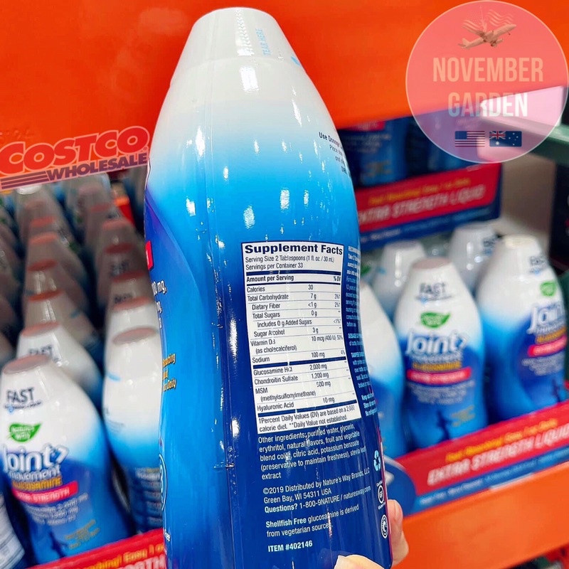 Glucosamine nước Joint Movement Glucosamine 1000ml hỗ trợ dẻo dai xương khớp