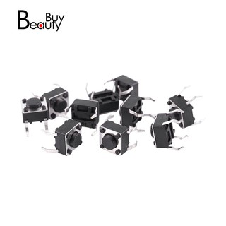 Set 10 Công Tắc Nhấn 4 Chấu 6x6 X 4.5mm Dip Pcb