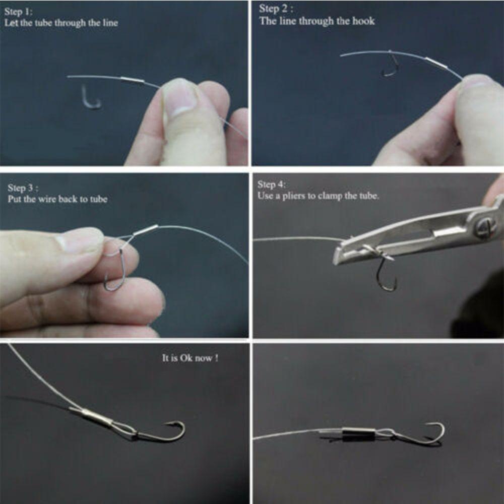 MYRONGVN Set 250 / 300 / 500 Ống Nối Dây Câu Cá Chất Lượng Cao