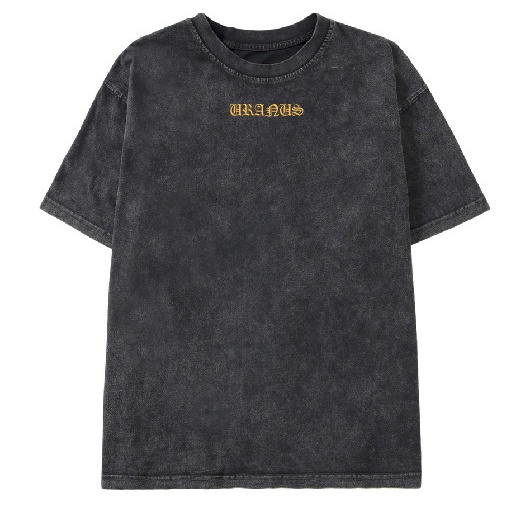 Áo wash xám in hình tranh _uranus