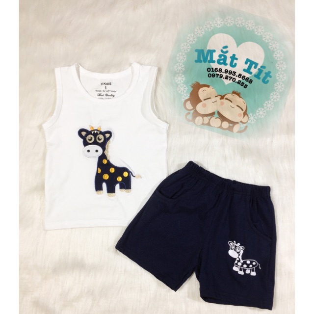 Set bộ đồ bé trai hươu