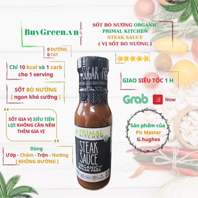 [Mã GROSALEHOT giảm 8% đơn 250K] [SỐT ĂN KIÊNG] G.HUGHES KHÔNG ĐƯỜNG,LOW CARB DÀNH CHO NGƯỜI TẬP GYM,KETO,GIẢM CÂN | BigBuy360 - bigbuy360.vn