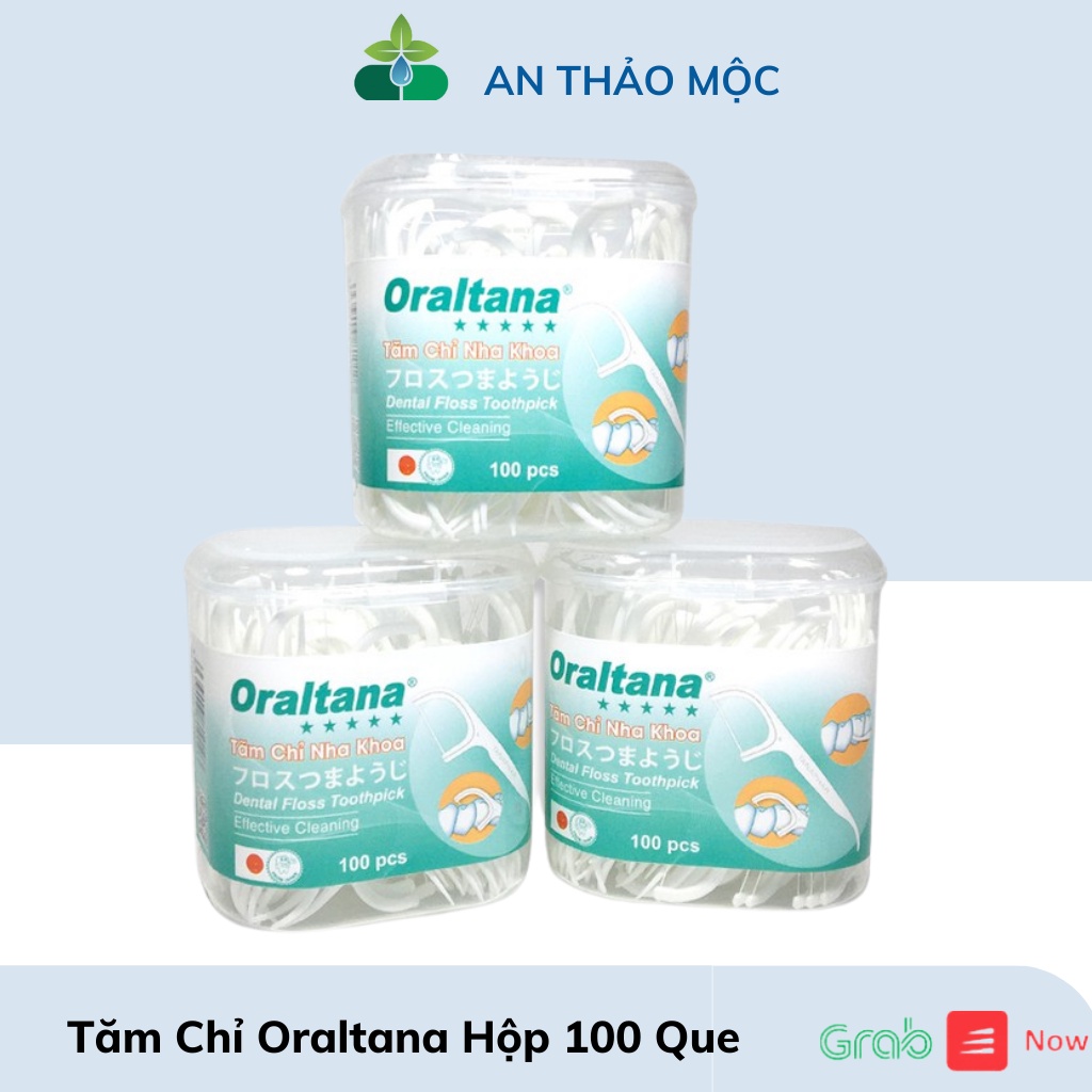 Tăm Chỉ Nha Khoa Oraltana Tăm Kẽ Răng Oral Tana, Xỉa Răng, Chăm Sóc Răng Lợi Hộp 100 Que. Anthaomoc