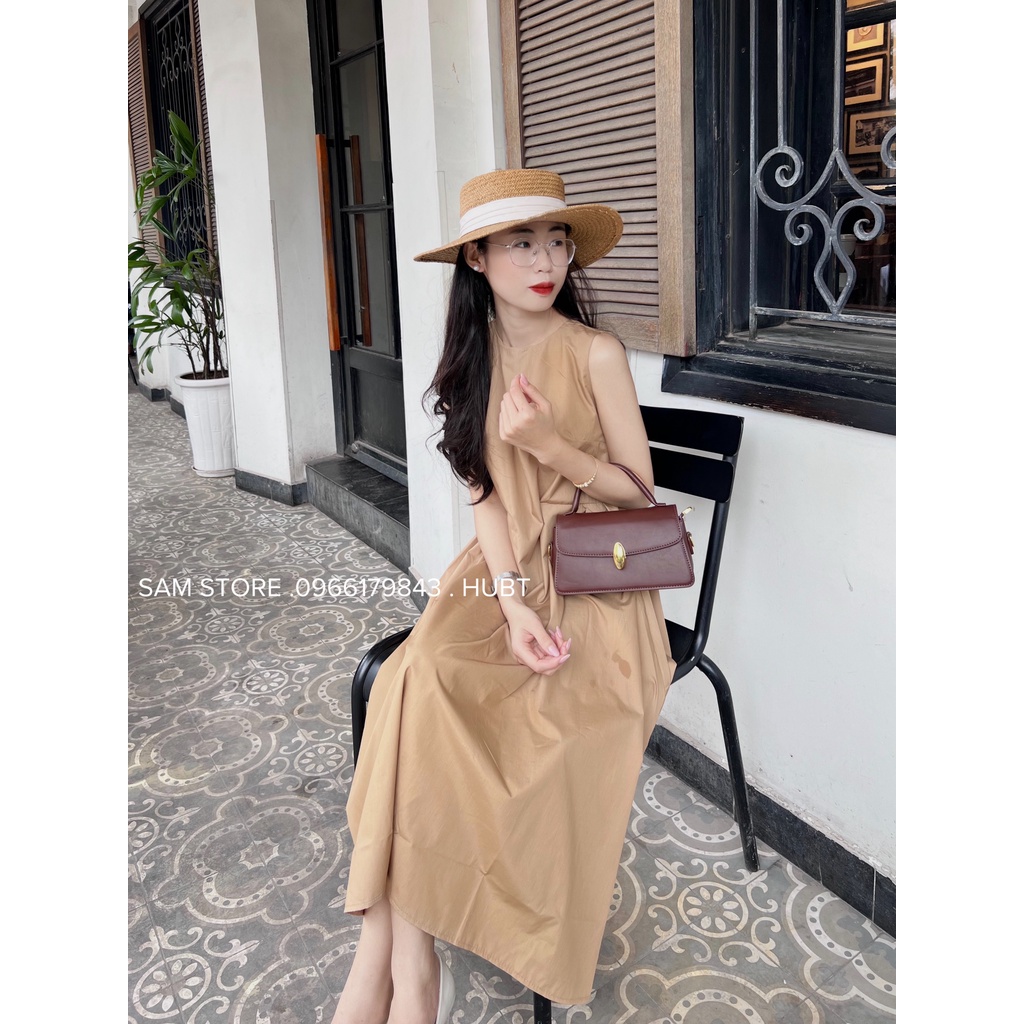 Váy sát nách 3 ly eo