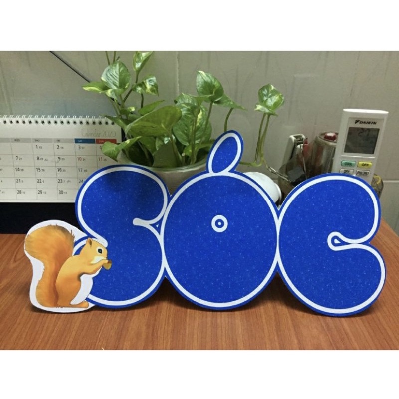 Tên chữ đẹp dựng bàn - Giá cho 1 chữ cái