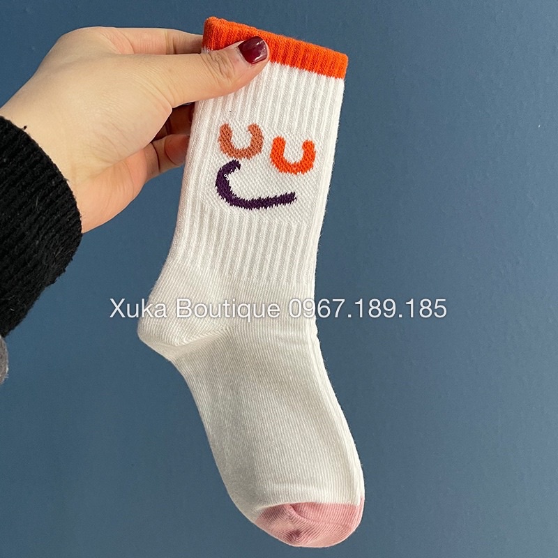 Tất Trẻ Em Hàn Quốc, Tất Vớ Dài Cotton Cao Cấp Cho Bé Từ 3 đến 12 tuổi đi được cả 4 mùa trong năm