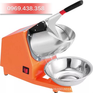 MÁY XAY ĐÁ, MÁY BÀO ĐÁ 500W 2 DAO XAY 2 NẮP ĐẬY