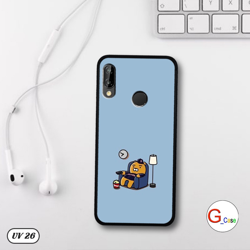 Ốp lưng Huawei Nova 3e lưng nhám - ngộ nghĩnh