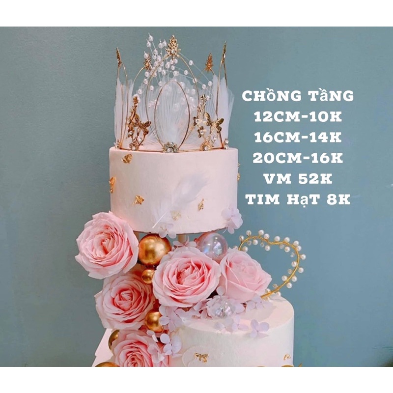 SET 5 CHỒNG TẦNG TRANG TRÍ BÁNH KEM