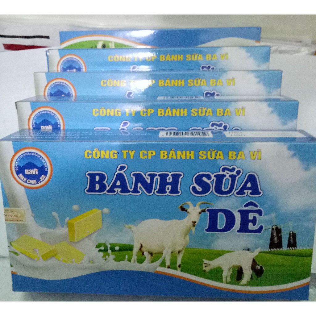 Combo 5 hộp bánh sữa dê